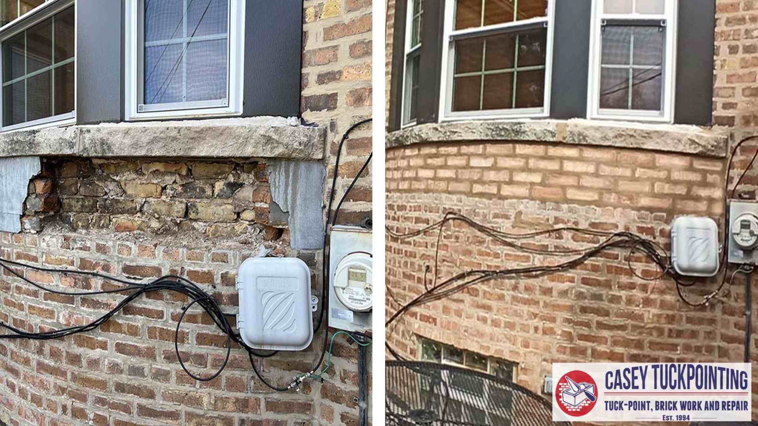 Chicago Brick Repair - Before and After
