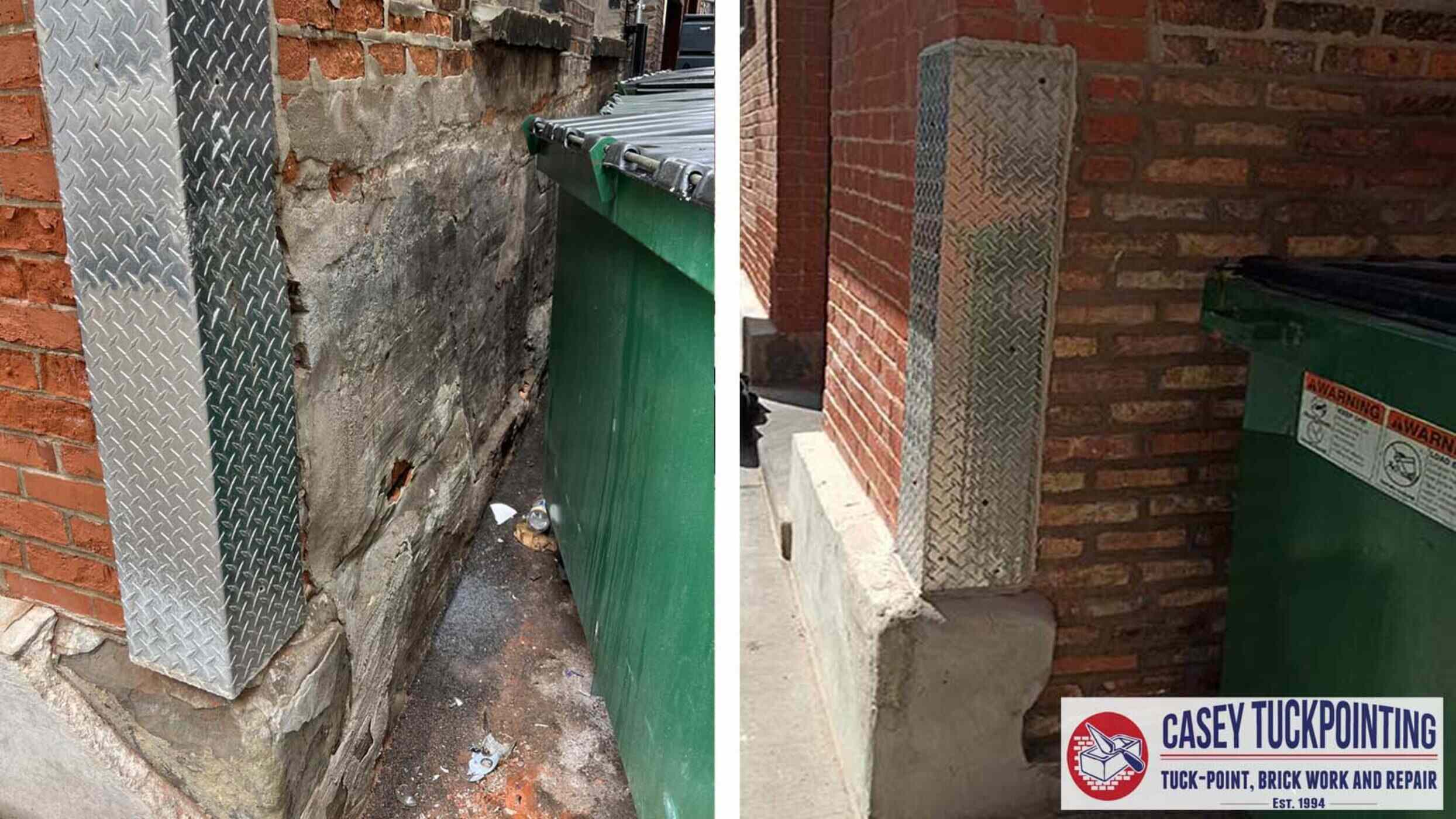 Corner Repair - Before and After